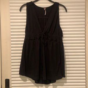 Free People Black Tank